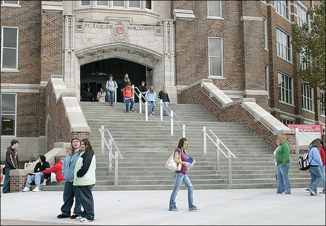 school steps